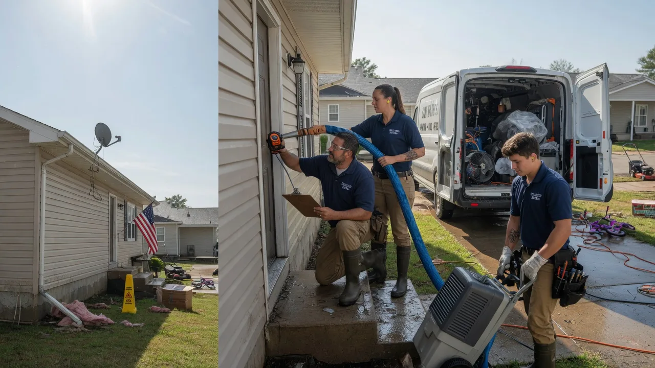 Ceiling Water Damage Restoration in Amherstdale, WV near me
